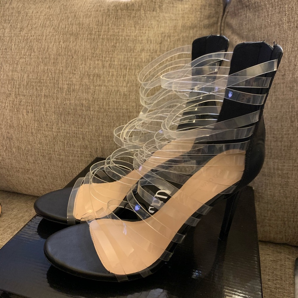 Forever 21 clear strap heel